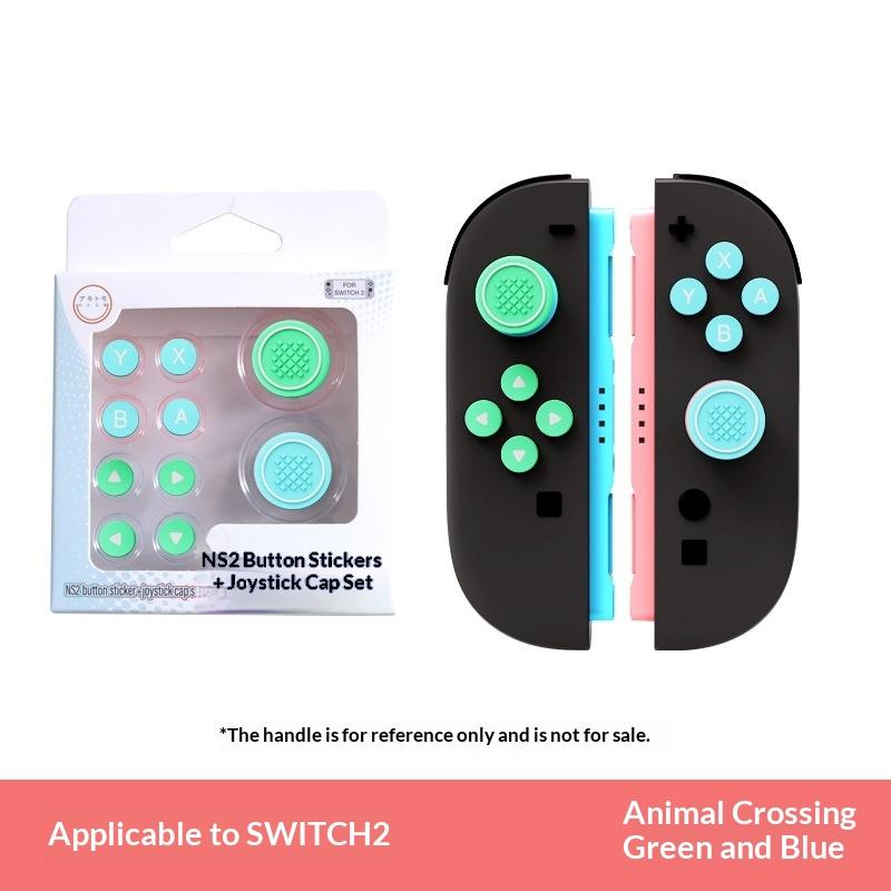 Thumb Button Caps For Switch 2 Joysticks Controller Colorful Silicone Cap For Switch 2 Handle Accessories