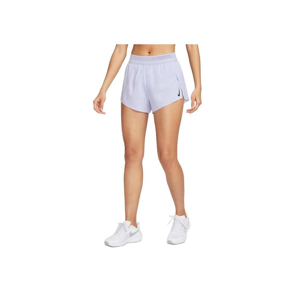 Nike Dri-FIT ADV Comfortable Versatile Solid Color Sports Shorts Women Shorts Phantom Blue-Void FN2329-057