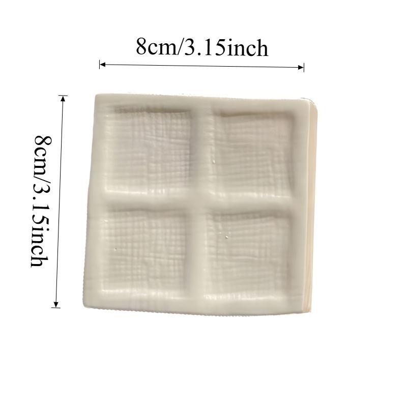

Squishy Doufu Bread Fidgets Toys Plush Milk White Square Press Plaything Gentle Rebound Anti-Stress Toys Gift