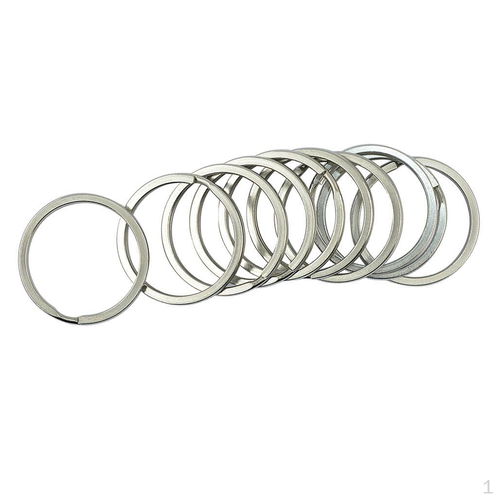 

Круглый брелок из нержавеющей стали с застежкой-пряжкой 35 мм