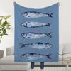 Blanket Throw Super Paintingjpg Cosy Plush Art Living Room Sofa Sardines Couch Childish Birthday Gifts