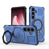 Magnetic Wireless Charge Cover For Samsung Galaxy S25 Ultra Phone Holder Case Samsung S25 Plus Cover For Samsung S25 Plus Case