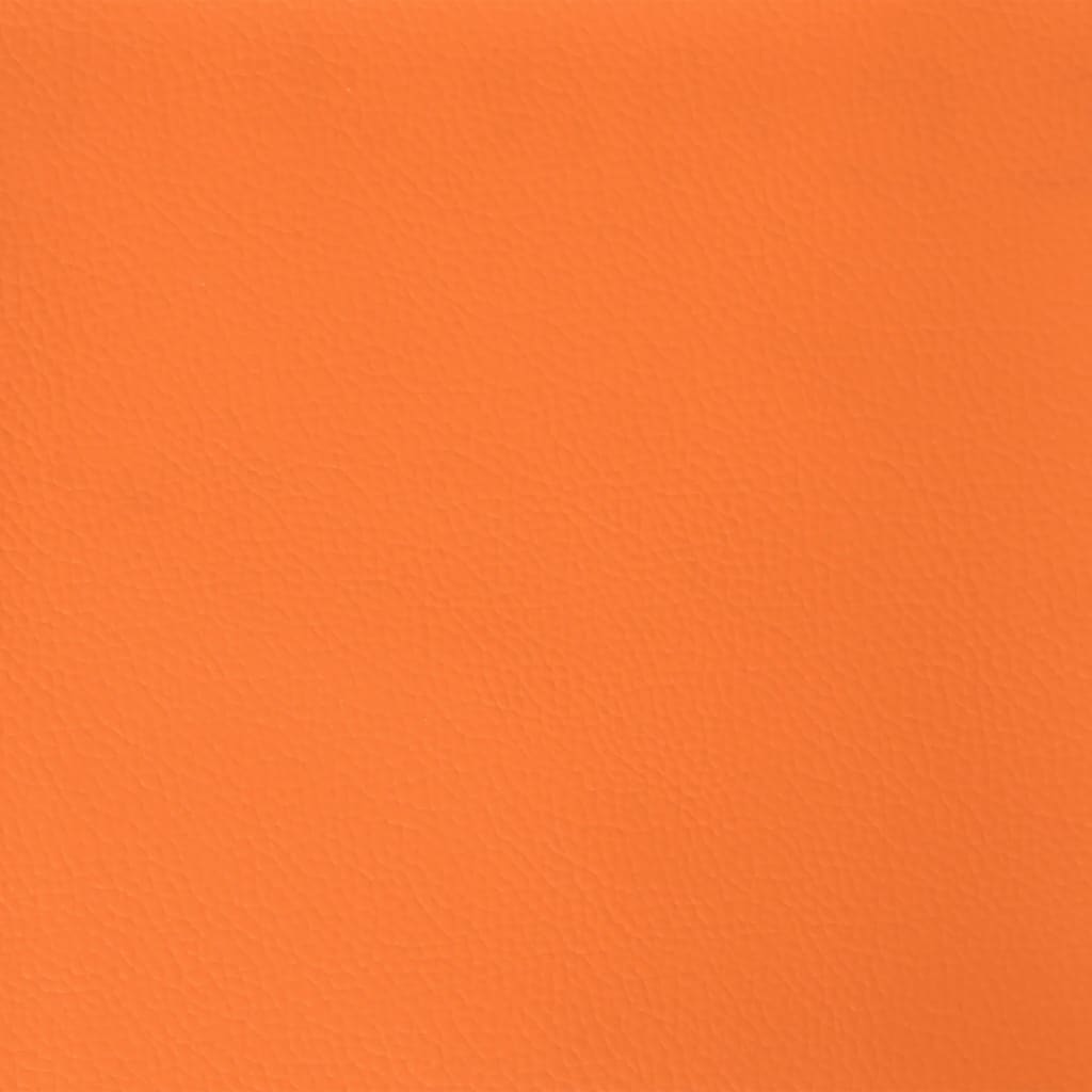 Gaming Chair In Black and Orange Synthetic Leather