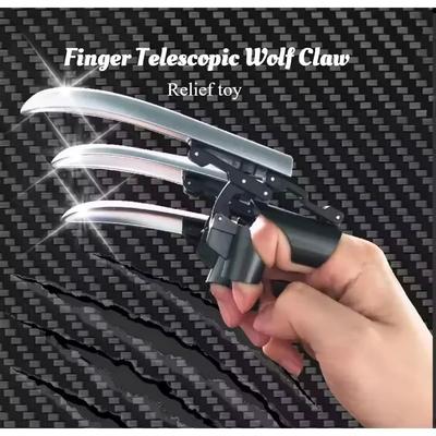 Finger Teleskopische Wolfsklaue Multifunktional Mechanischer Finger Faltbar Cool Fingerspitze Kreatives Dekompressionsspielzeug Weihnachtsgeschenk
