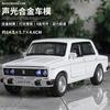 1:32 LADA 2106 Alloy Classic Car Model Diecast Car Toy Simulation Sound And Light Toy Collection Gift Car Decoration Ornaments