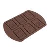 6 Gird Chocolate Silicone Mold Fondant Waffles Baking Mould Candy Cake Biscuit Making Tools Kitchen Supplies Candle Soap Moulds