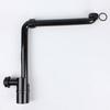 Adjustable Sink Drain Trap 1-1/4Inch Space Saving Sink Waste Trap Bathroom Drain Pipe Rotating Sink Waste Trap