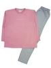 CI Comme CA Long Long Mini Pink [Gunze] Roomwear, 100% Cotton, Sleeves, Pants, Fleece, Women's,