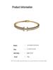 Elegant Zircon Letter Buckle Bracelet: Shiny, Minimalist, Luxury Bangle for a Versatile and Sophisticated Style
