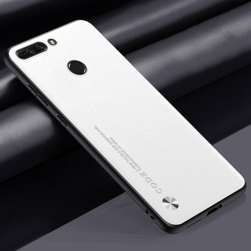 Luxuriöse PU-Lederhülle für Honor 8 Pro Rückseite Matt Stoßfest TPU Silikon Schutz Handyhülle für Honor View 9 Coque