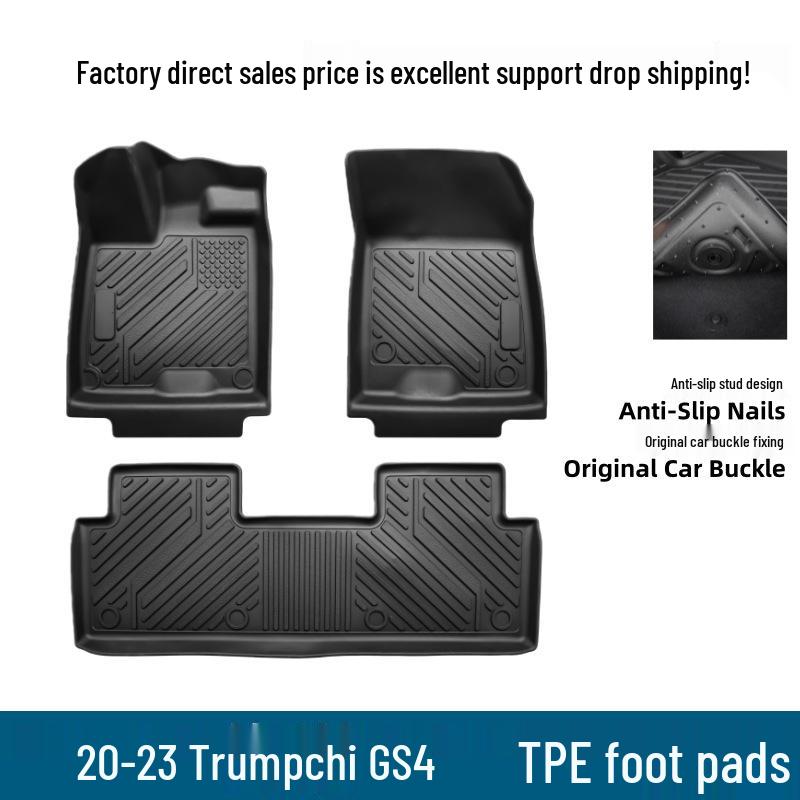 Anti-Slip TPE Floor Mats for 20-23 Trumpchi GS4 - Easy to Clean & Eco-Friendly