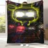 Coperta in Flanella Horror Freddy F-FNAF Games, Coperta in Peluche Calda Ultra Morbida per Casa Camera da Letto Letto Divano Ufficio Campeggio Picnic