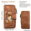 1PC Yorkshire Terrier Women's Long Wallet Tri - fold Card Holder with Multiple Slots Printed Zipper Card Wallet Cash ID Credit Card Organizer for