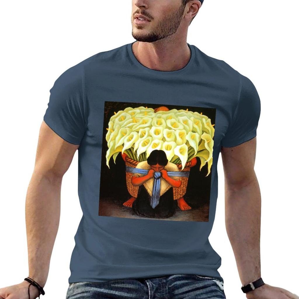 Diego Rivera Famous Paintings TShirt High Elasticity Sports TShirt