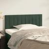 VidaXL Headboard Bedroom Furniture Bed Accessory Single Bed Headboard Interior Dark Green 80x5x78/88 346211