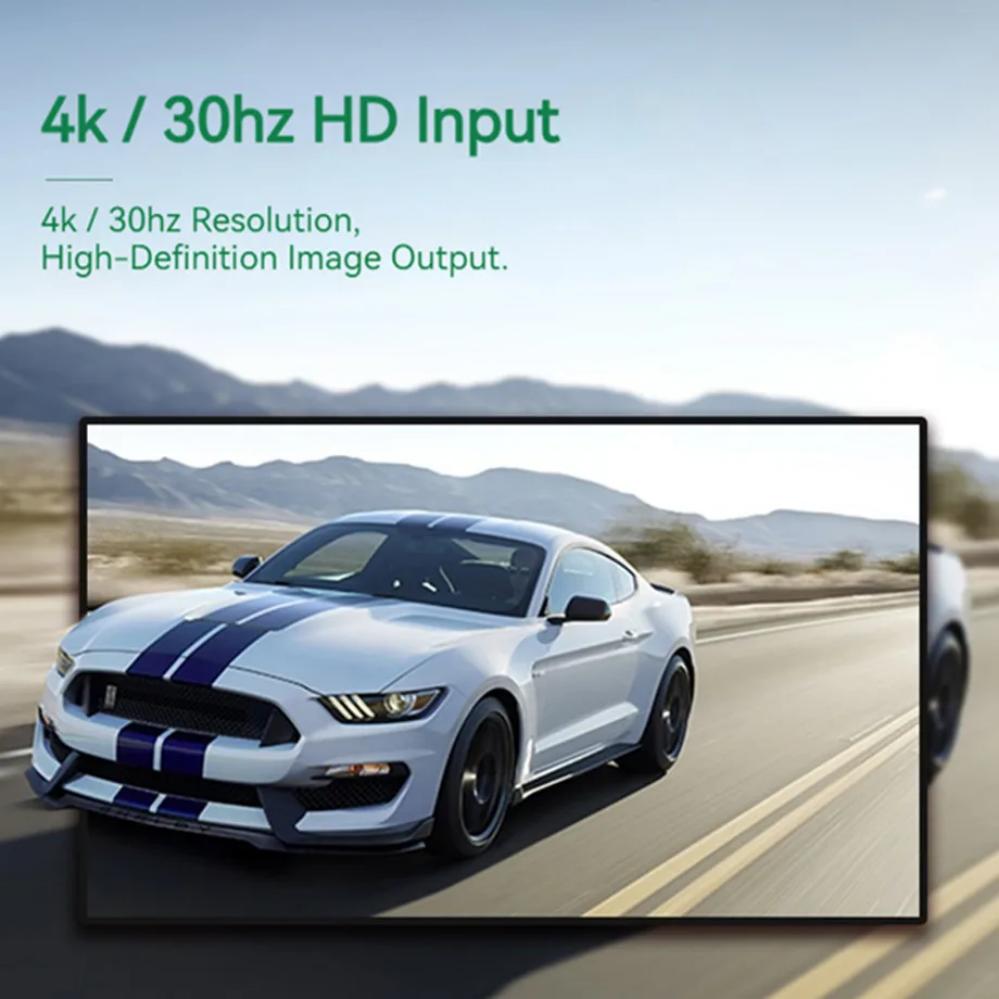 HDMI Video Capture Card 4K 30Hz HDMI To USB 2.0 USB 3.0 USB-C Video Grabber Box For Macbook PS4 PC Game DVD Camera Recording