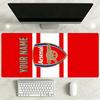 Arsenal F.c. Customized Name Mouse Pad Desk Mat Office Mouse Mats Non-Slip Rubber Bottom Suitable for Office Gaming PC Laptop