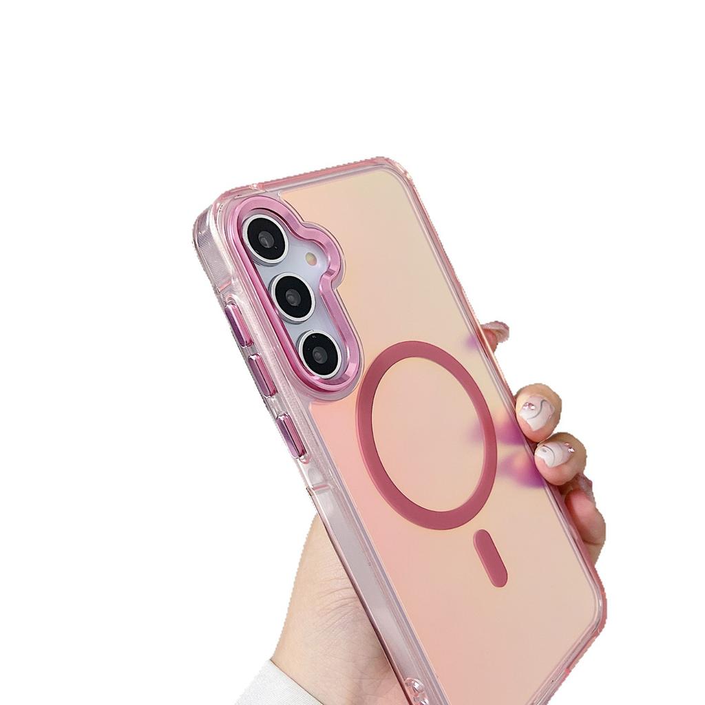 Bright Chameleon Magnetic Suction Suitable for Samsung A56 Mobile Phone Case Colorful A55 A06 Full Cover Super Anti Fall