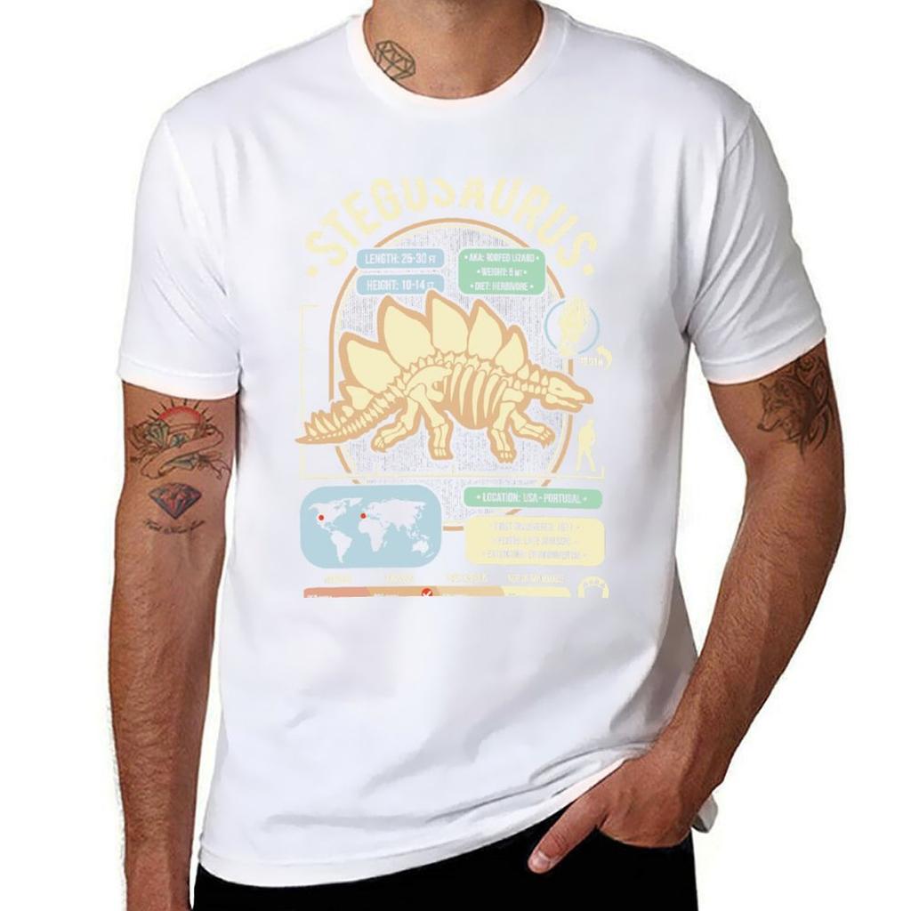Dinosaurier Fakten Stegosaurus Wissenschaft Anatomie Geschenk T-Shirt Sportlich Schnelltrocknend T-Shirt Für Unisex