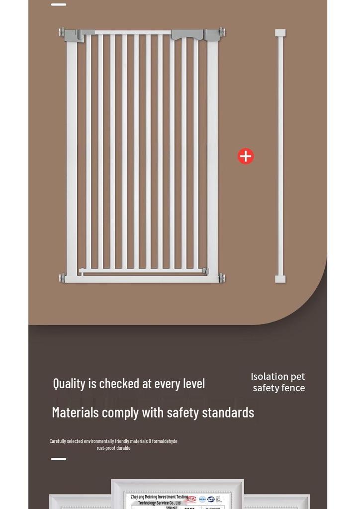 Heightened Cat-Proof Pet Barrier: No-Drill Indoor Door & Balcony Fence