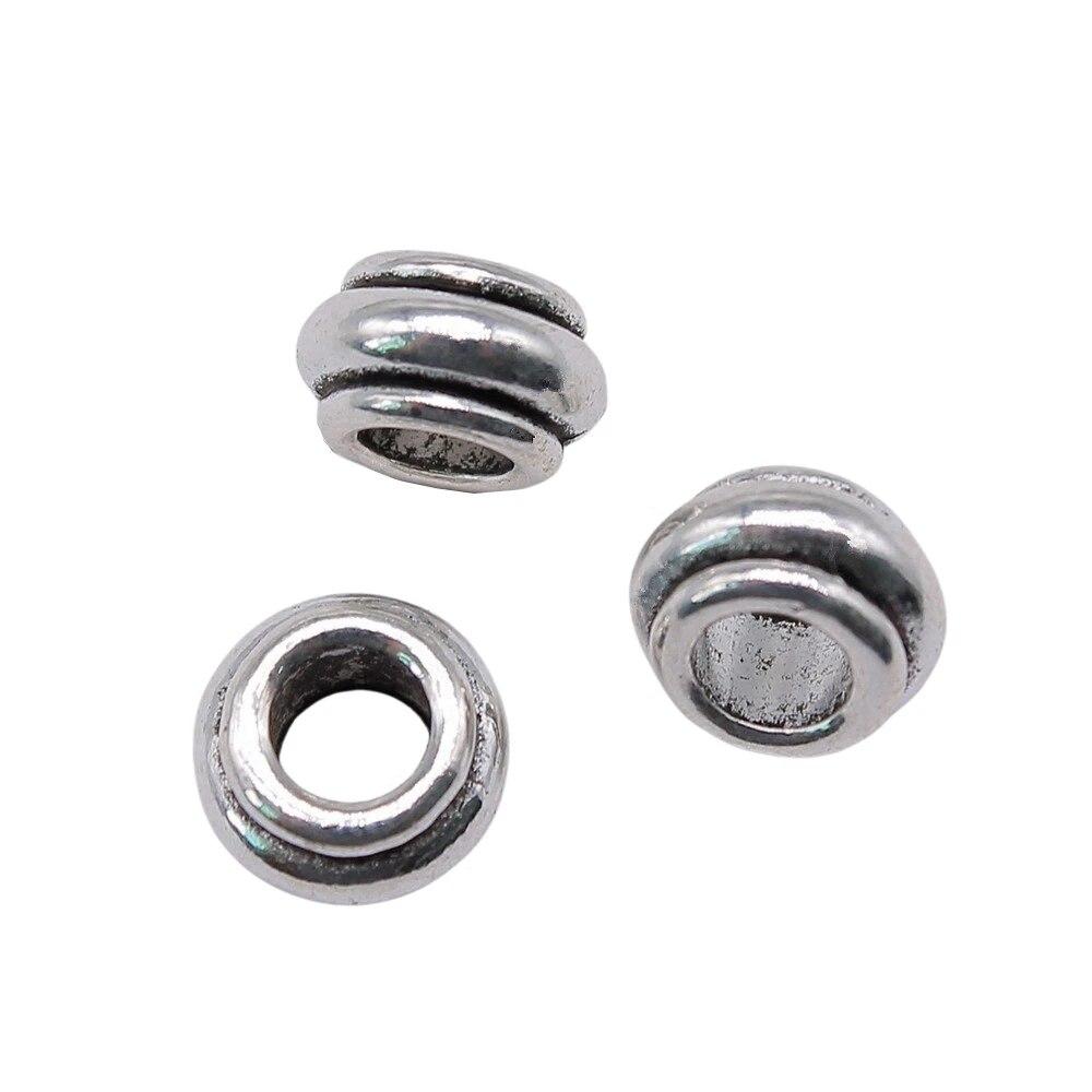 Perles à gros trou Perles d'espacement en vrac Accessoires pour hommes Bijoux faits à la main pour hommes