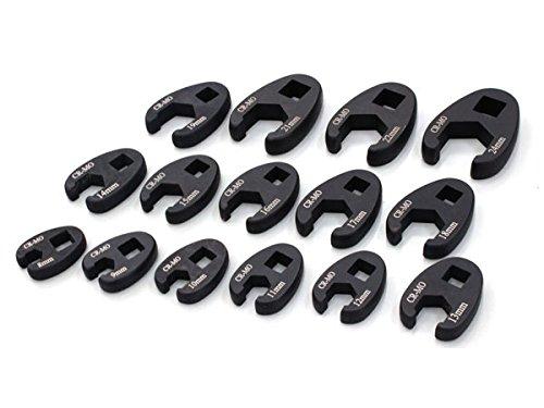Flare Nut Wrench and Flare Nut Socket Set for Brake Pipes 8mm 9mm 10mm 11mm 12mm 13mm 14mm 15mm 16mm 17mm 18mm 19mm 21mm 22mm 24mm