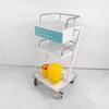 ABS Double-Layer Service Cart with Bins