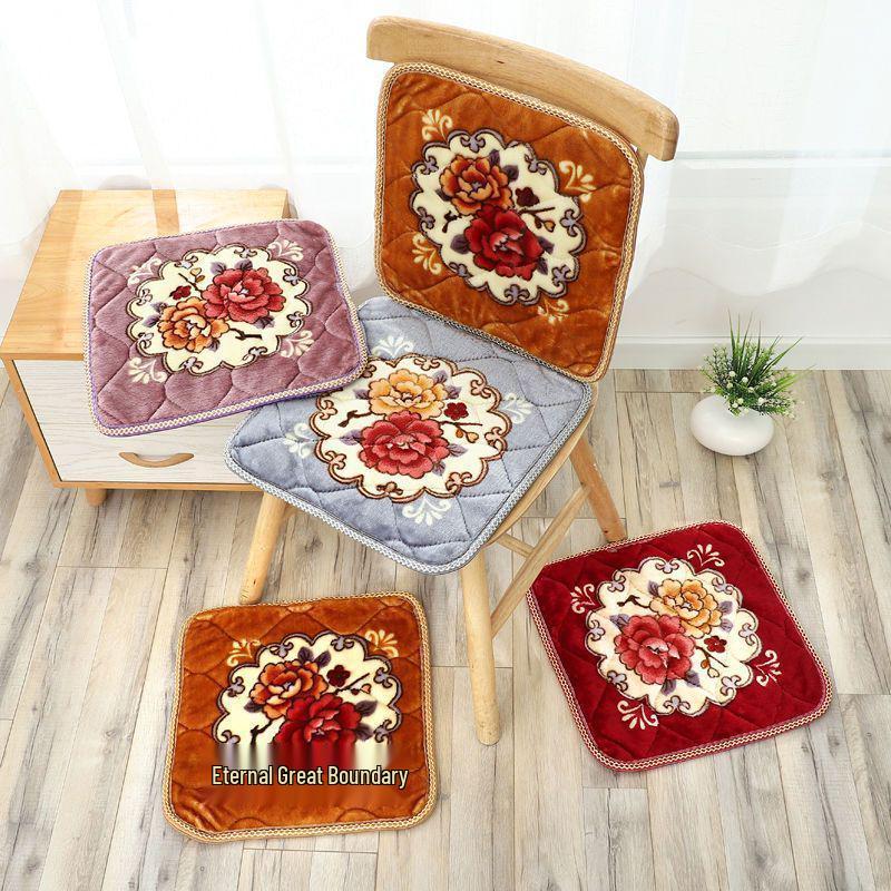 

Скидка для нового клиента: Толстая Нескользящая Плюшевая Подушка на Сиденье для Стула, Офиса или Ресторана 40x40cm