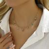 Fashion Women Elegant Versatile Heart Devil Eye Clavicle Necklace