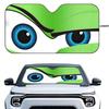 Cartoon Eyes Cute Car SunShade Windshield Foldable Three-layer Insulation Sunshade By Suction Cup Blocks UV Rays SunWindshield Sunshades 1
