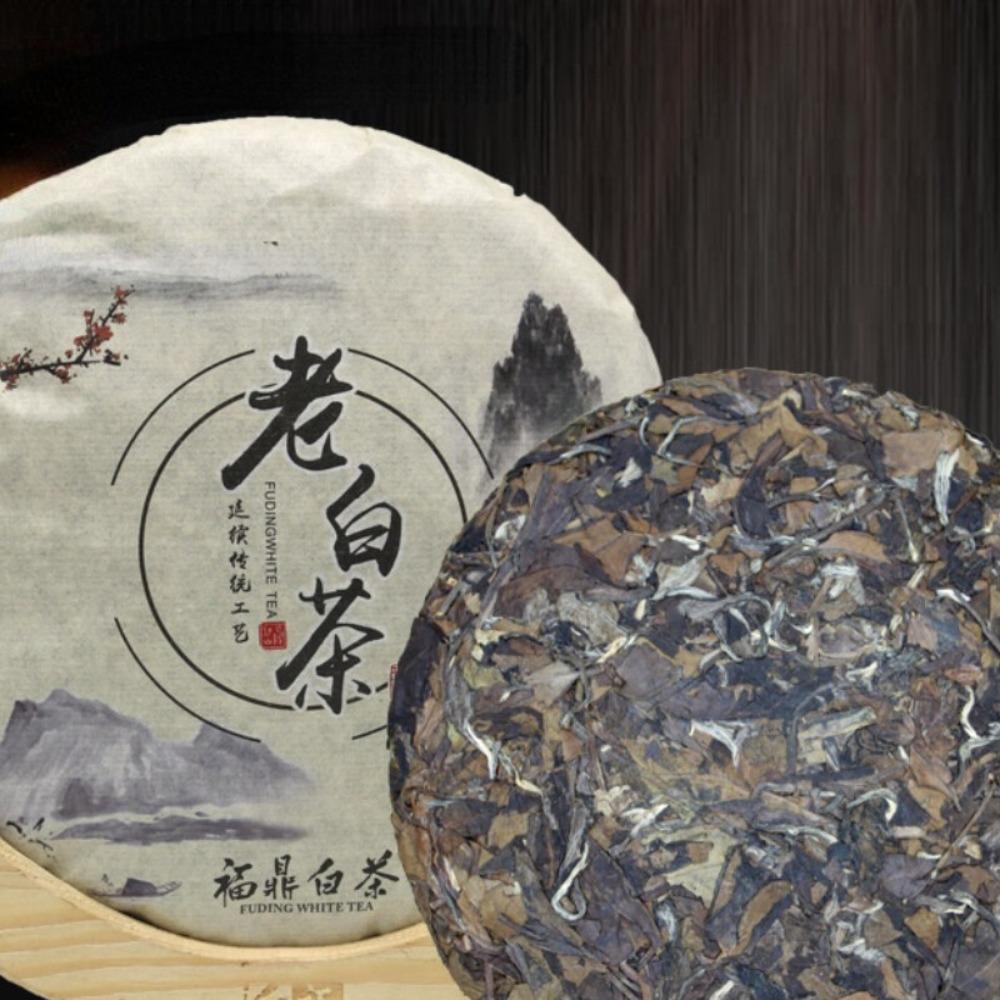 2010 Vintage Organic Shoumei White Tea Loose Leaf 350g Natural Herbal Energy Drink 01