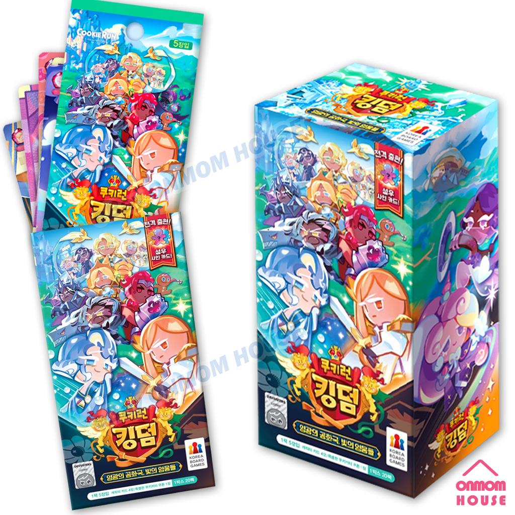 

NEW Cookie Run Kingdom Card Vol.4 Республика Слава, Герои Света 1 коробка 20 упаковок