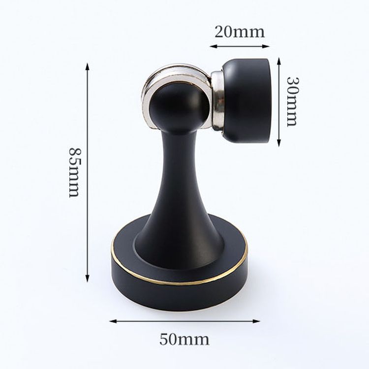 Luxury Cylindrical Brass Magnetic Door Holder Stopper Bedroom Brass Magnetic Suction Anti-Collision Door Stopper