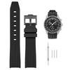20mm Watch Band for Omega Omega and Swatch Rubber 20mm Silicone Waterproof and Sweatproof X, Swatch, MoonSwatch, Band, Band, Omega, Speedmaster,