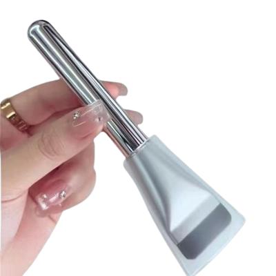 Unlittable Pore Cover Flat Foundation Brush 2p, 2 Stück, Silber