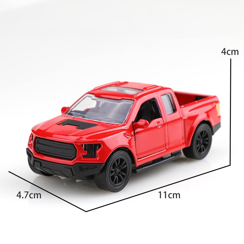 Bagged 1:38F150 pickup alloy pull-back off-road vehicle, imitation off-road vehicle children's alloy car, boy's toy car