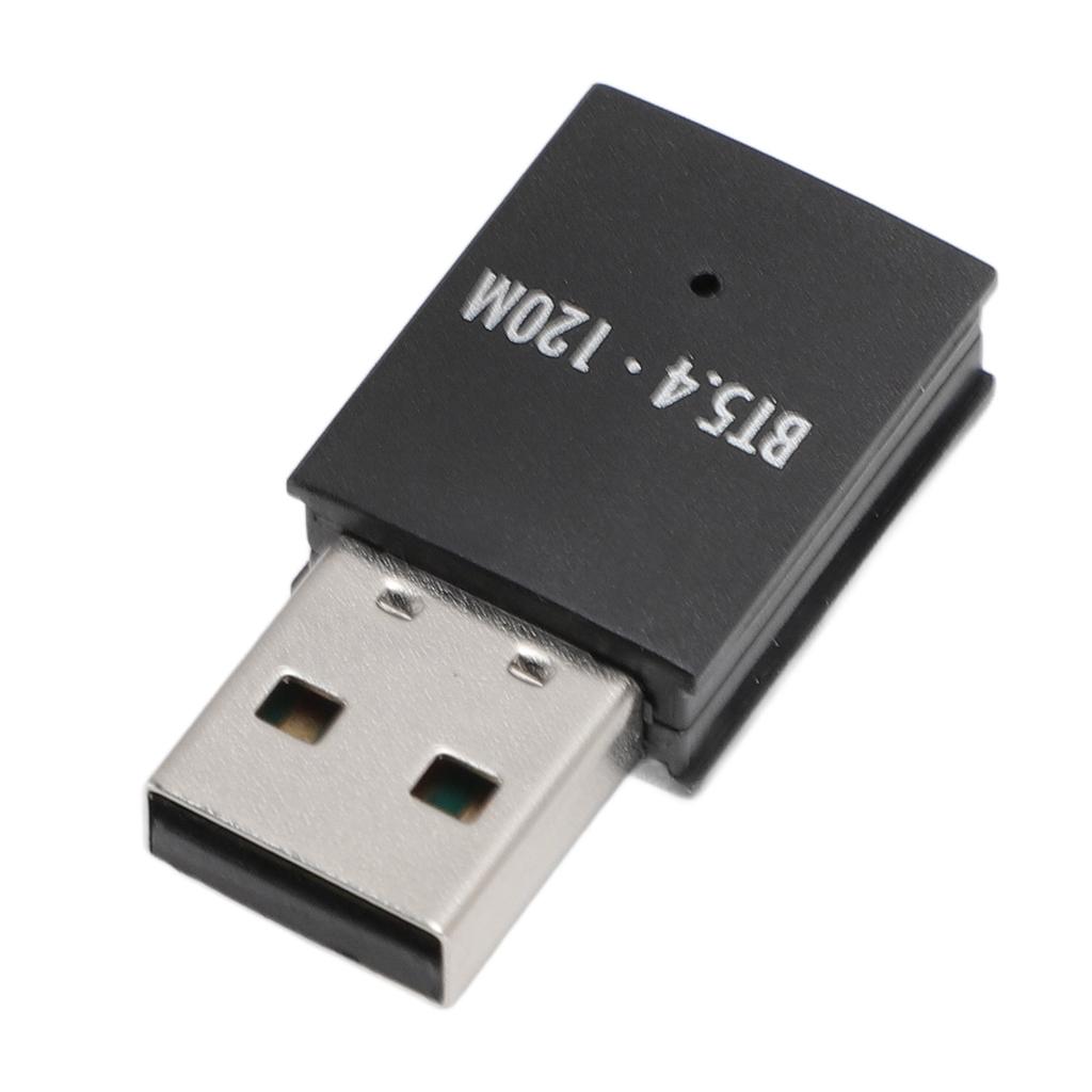 USB Bluetooth Adapter 120m Drahtloser USB Bluetooth 5.4 Empfänger und Sender für Tastatur Mäuse