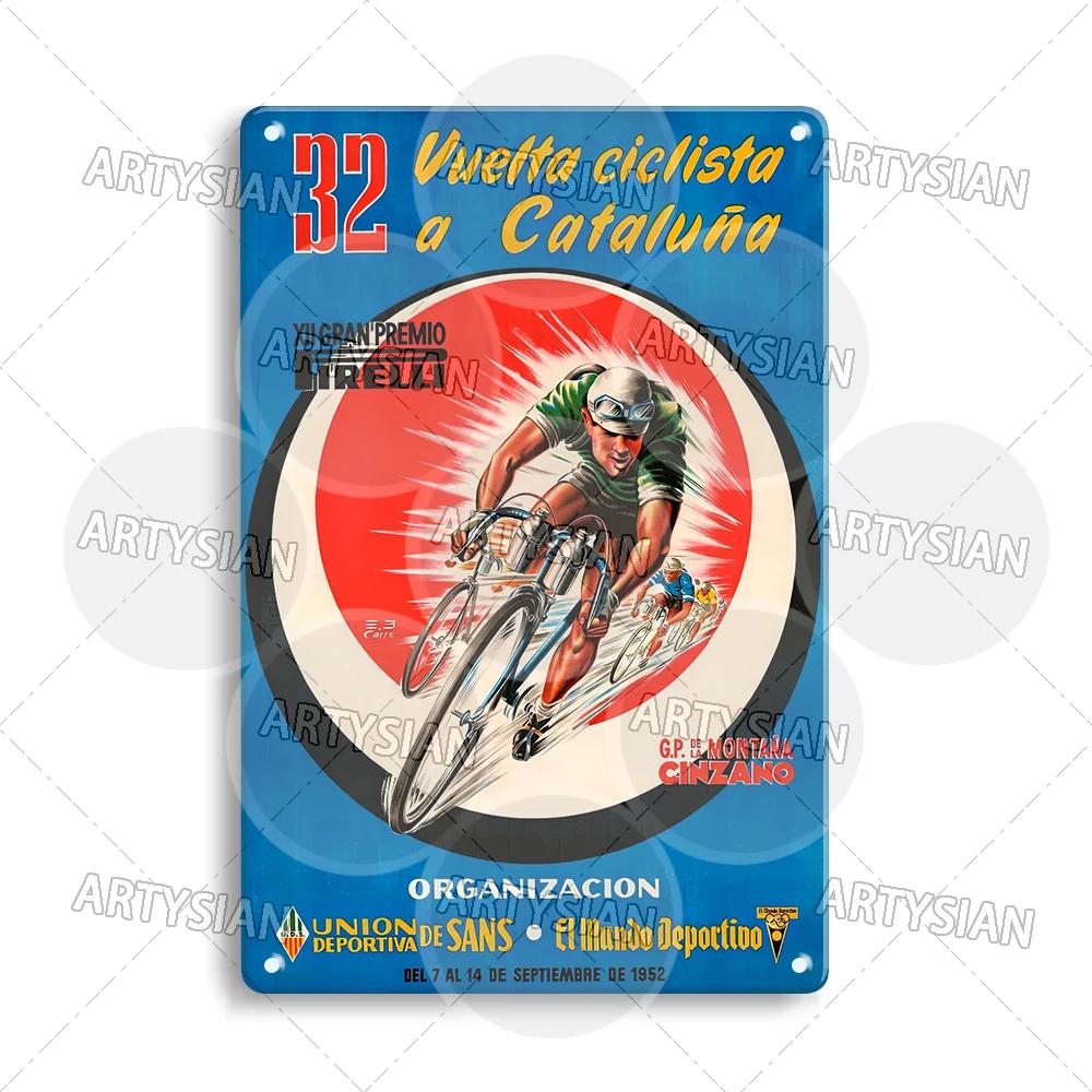 Tour de France Metal Sign Cycle Bicycle Racing Plaque Course de la Paix Championnat du monde Tour of Peace Vel’ d’Hiv Alcyon