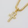 Men's 4mm Cuban Chain Necklace - European American Hip Hop Style Tennis Pendant Jewelry