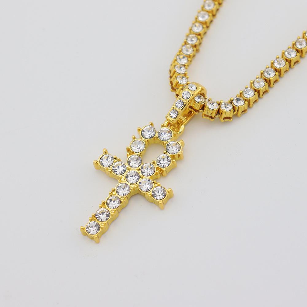 Men's 4mm Cuban Chain Necklace - European American Hip Hop Style Tennis Pendant Jewelry