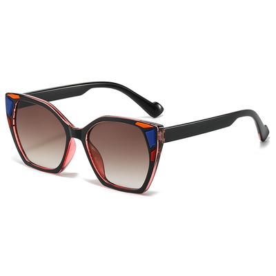 Polygonal Sunglasses For Women'S High-End Sense Of The Same Sunglasses, Sunglasses, Large Frame And Thin