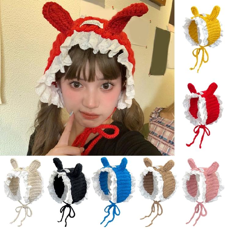Comfortable Bunnies Ears Earmuf Christmas Ear Warmer for Women Girls Hair Accessories