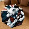 1PC rabbit clock Umbrella-8-Rib Reinforced, Automatic Open, Lightweight & Durable, Fashion Accessory for Outdoor-L0380