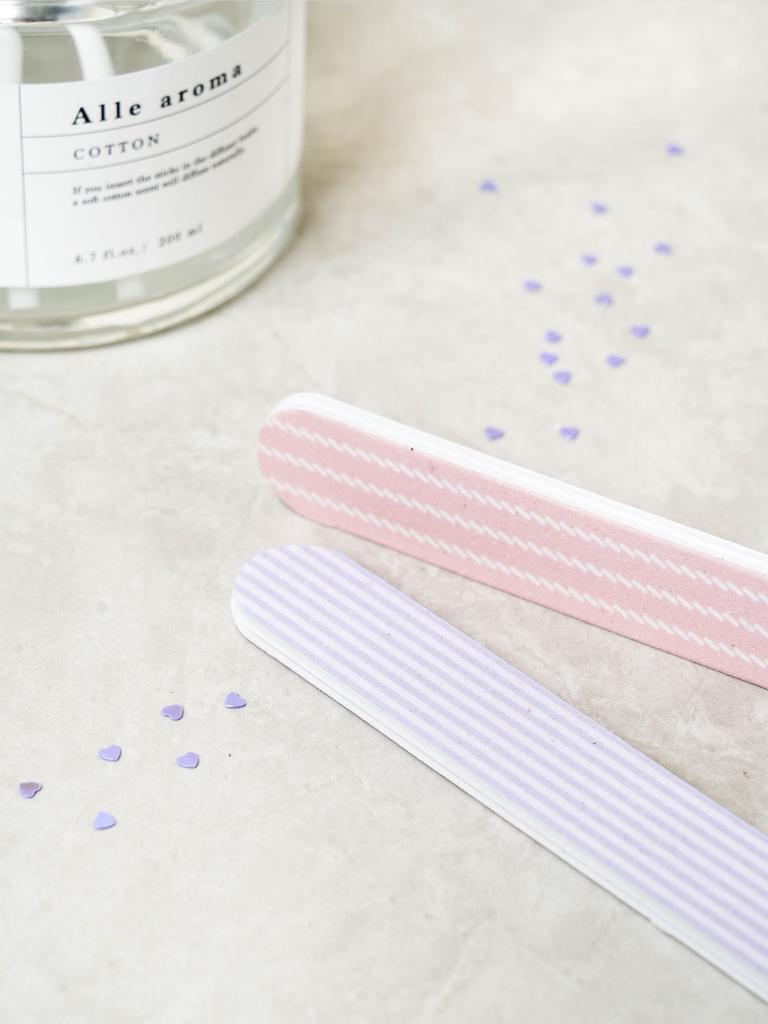 Striped Nail File Set (2-Pack)