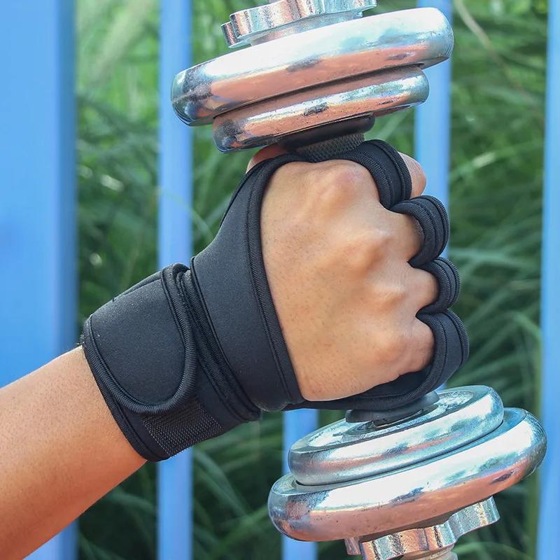 1 Paar Gewichtheber-Trainingshandschuhe Für Männer Frauen Fitness Sport Bodybuilding Gymnastik Fitnessstudio Handgelenk Handfläche Schutzhandschuhe