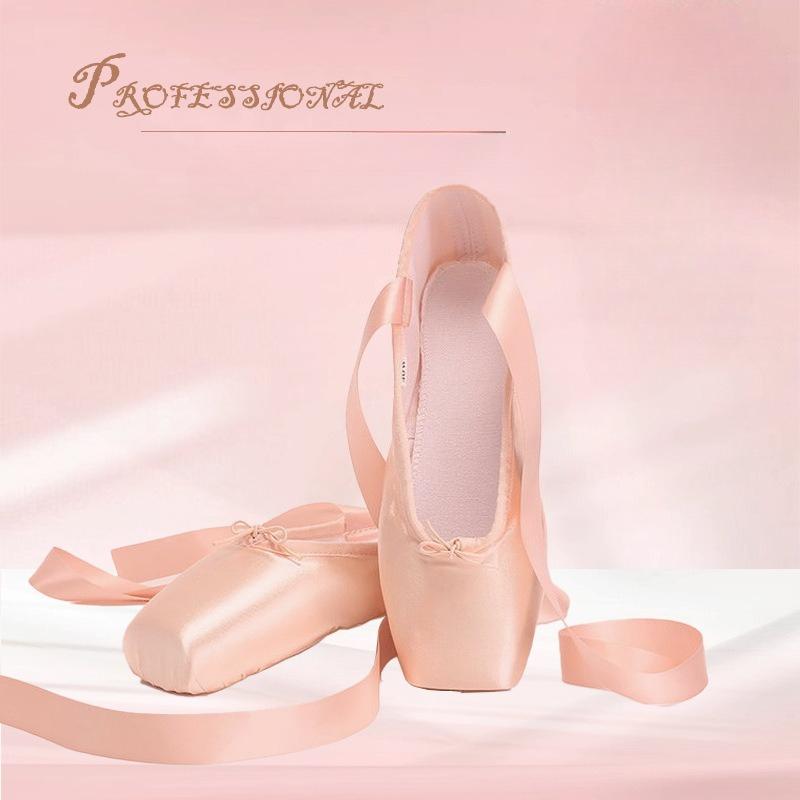Womens Ballet Shoes Professional Dance Shoes Soft Sole Flat Top Shoes for Performance Practice Fitness