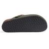 Fashion Smile Pop Men's Suede Shoes With Adjustable Back Strap Leather Mules With Cork Flip-Flop Slippers Insoles Slip-On Potato Shoes