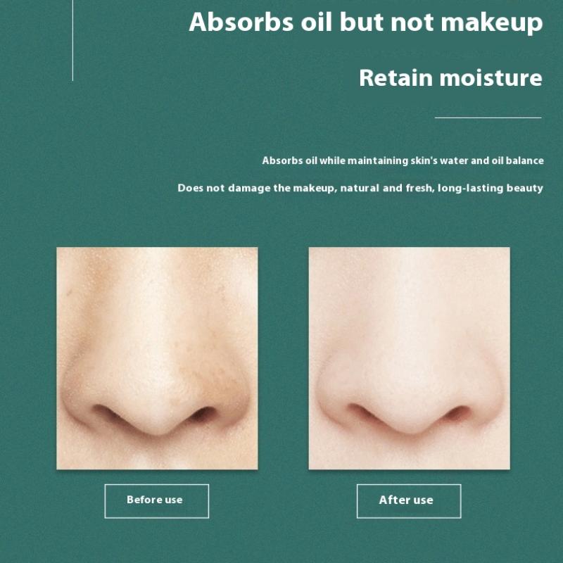 300Pcs Face Oil Absorbing Paper Summer Oil Control Wipes Absorbing Sheet Oily Paper Face Cleansing Makeup Tool Face Oil Blotting