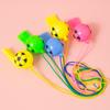 Plastic Smile Whistle World Cup Football Referee Whistle Kids Cheering Toy Novelty Gift