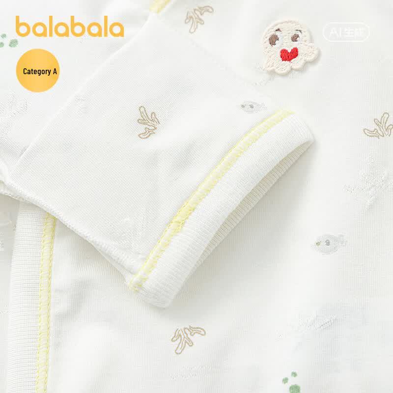 Balabala Baby Stretchy Open-Crotch Romper